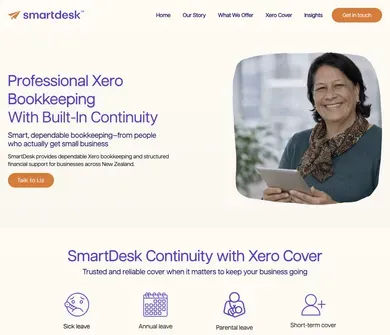 SmartDesk mobile website by Virtual Innovation