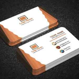 Web Design Image Modern virtual business card with QR code integration