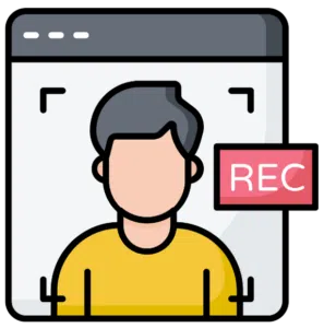 Person filming a social media video on smartphone