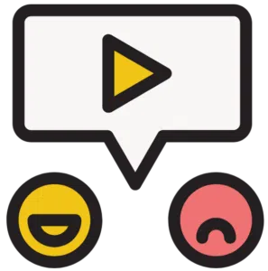 Call to action example in a social media video