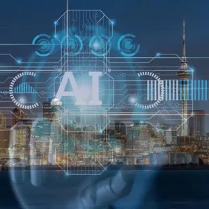 Business owner analysing reports to boost business efficiency with AI insights