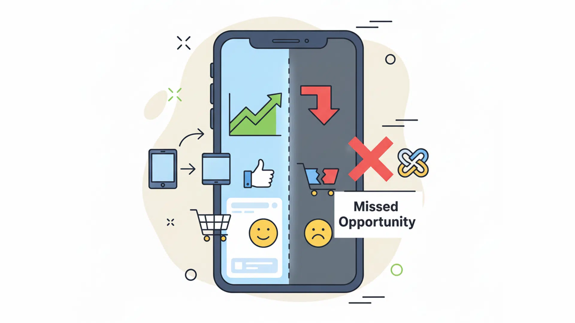 Website for business owners over 50 that converts mobile traffic into enquiries