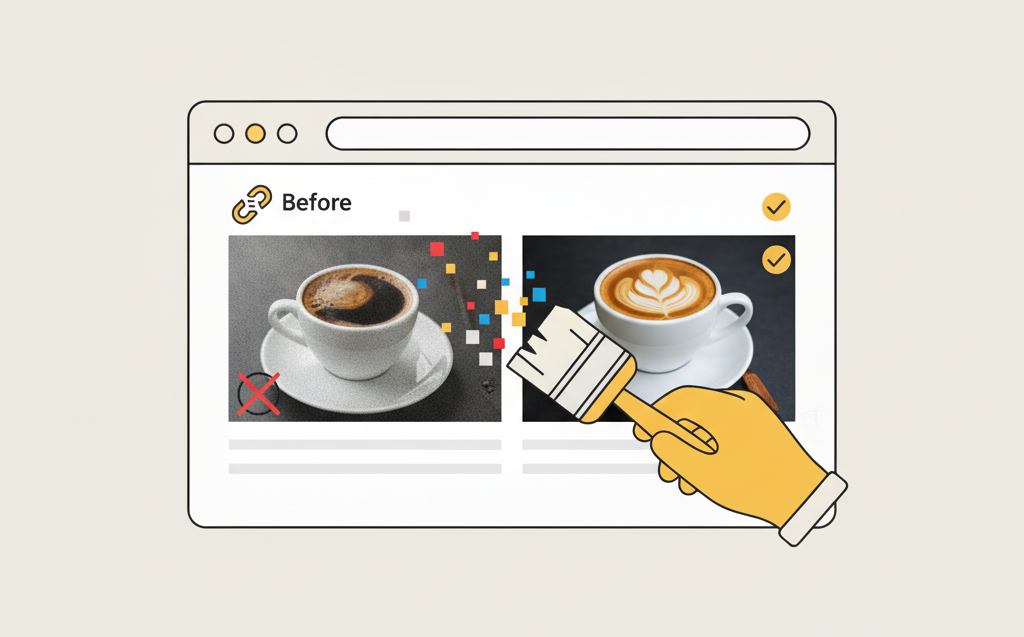Refreshing homepage images during a website spring clean