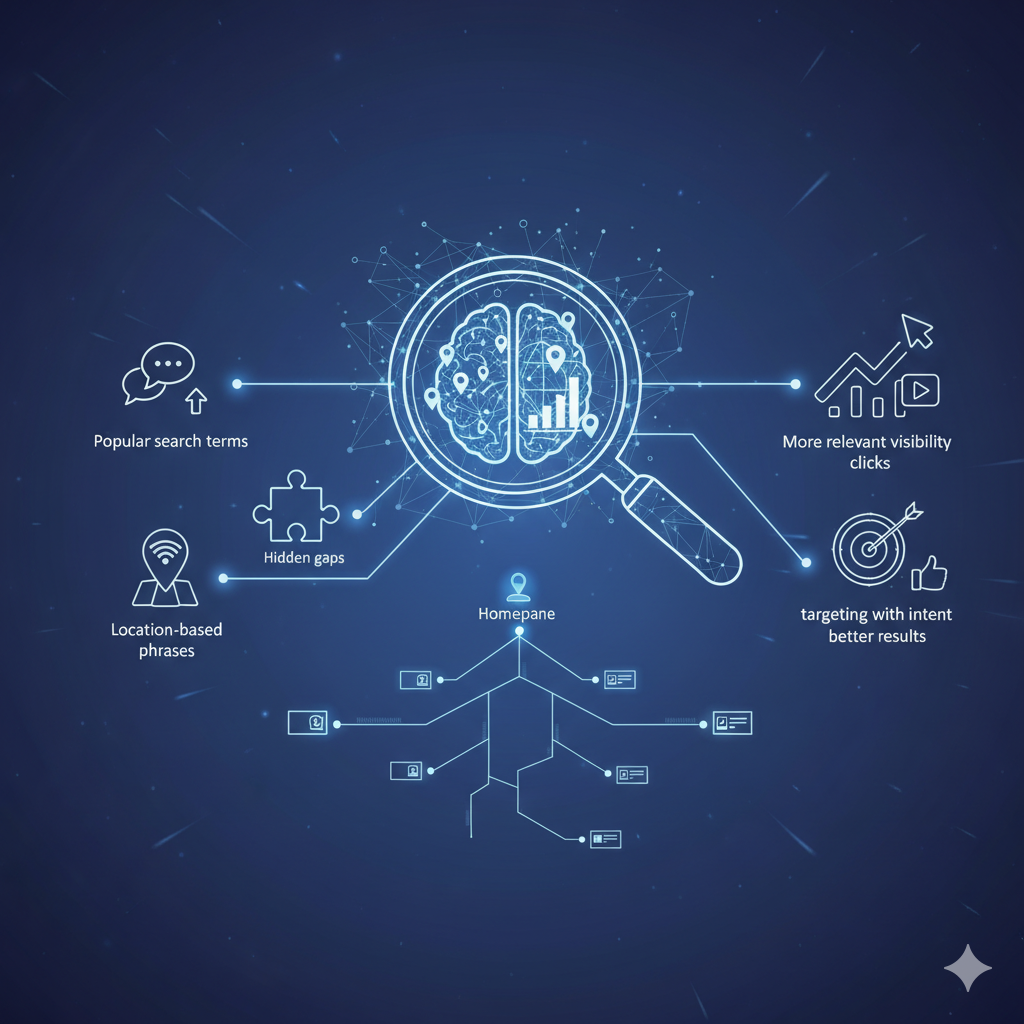 AI tools helping businesses discover what people are searching for and improve website visibility