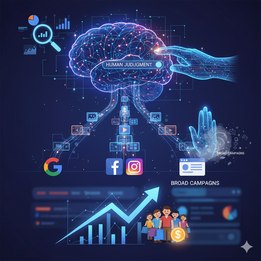 Marketer using AI insights to create smarter, data-driven ad strategies