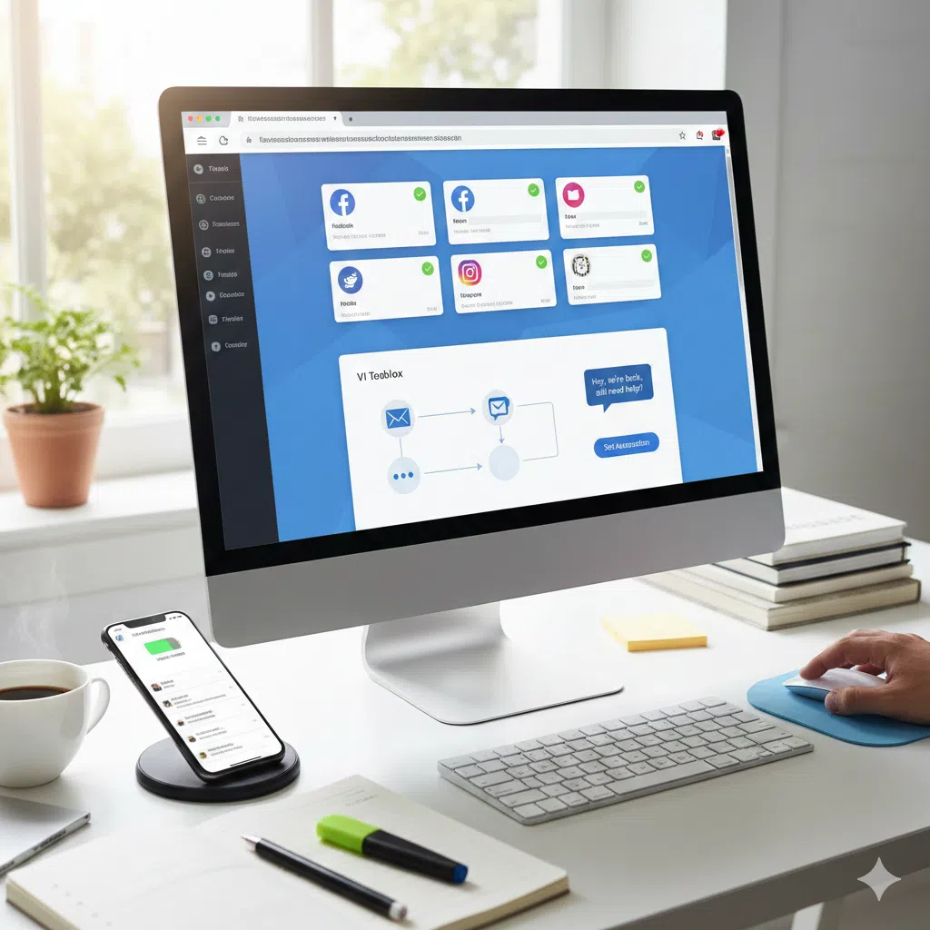 We’re Back! Easy Website Wins to Start the Year (No Rush) 2 Web Design Image Cleaning up website leads after holidays by checking contact forms, replying to messages, and tagging contacts in a CRM
