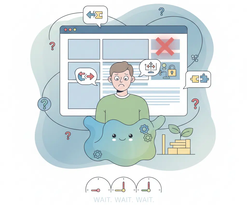 Why So Many Business Owners Never Push Play on a New Website 5 Web Design Image Fear of getting a website wrong and being judged online