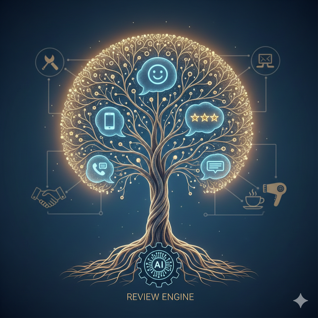 Web Design Image Smart review engine that boosts Google reviews and business credibility on autopilot