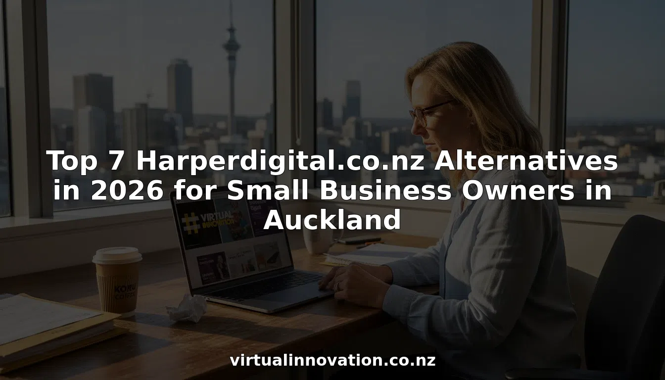 Small business owner comparing Auckland digital agency options