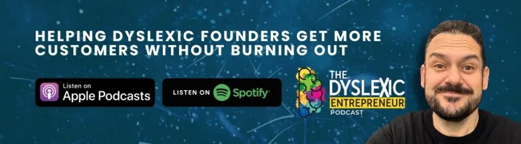 The Truth About Dyslexia Has Evolved Into 1 Web Design Image Dyslexic entrepreneur podcast rebrand introducing The Dyslexic Entrepreneur with honest conversations about business and brain health