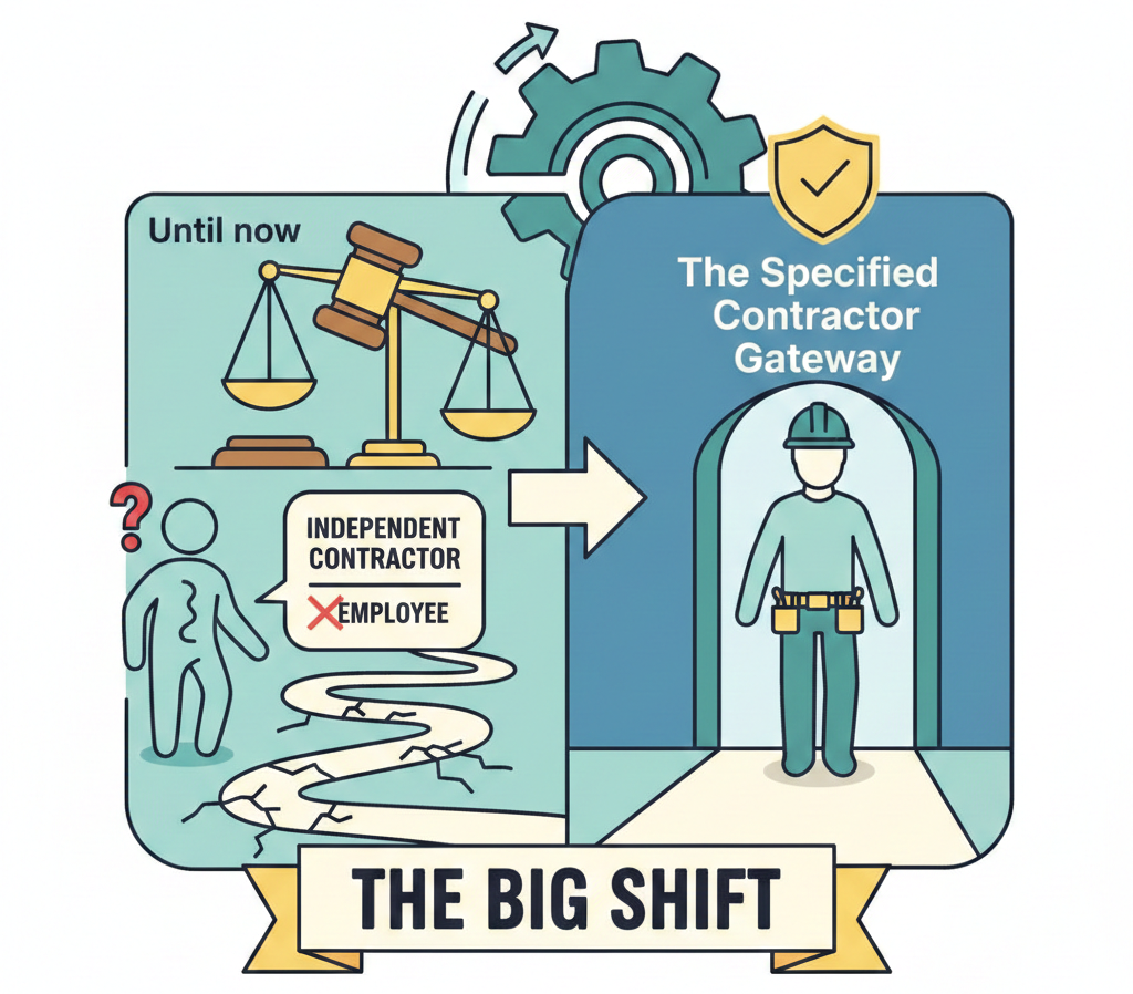 Understanding the Specified Contractor NZ gateway test and how it changes contractor status decisions